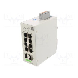 1 pcs x WAGO - 852-1813/010-000 - Switch Ethernet, managed, Number of ports: 10, 24÷48VDC, RJ45,SFP