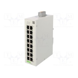 1 pcs x WAGO - 852-1816 - Switch Ethernet, managed, Number of ports: 16, 12÷60VDC, RJ45