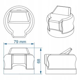Rubber cover for the 7pin 13pin proplus trailer socket