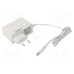 1 pcs x POS - POSC12200A-WH - Power supply: switched-mode, plug, 12VDC, 2A, 24W, Plug: EU, 86.2%