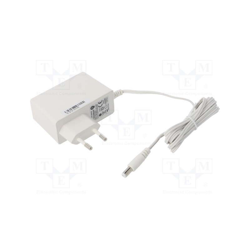 1 pcs x POS - POSC12200A-WH - Power supply: switched-mode, plug, 12VDC, 2A, 24W, Plug: EU, 86.2%