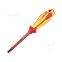1 pcs x KING TONY - 1.47E+206 - Screwdriver, insulated, PlusMinus cross PH-type, SL/PH2, 100mm
