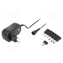 1 pcs x MINWA ELECTRONICS - MWMB10EU/6XC - Power supply: switched-mode, universal,plug, 3VDC,, 1A, Plug: EU