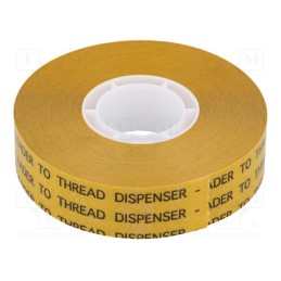 1 rol x H-OLD - 9123R / 8031 - Tape: fixing, W: 19mm, L: 33m, Thk: 0.05mm, transparent, -30÷110°C