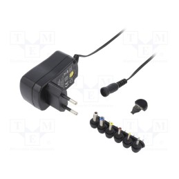 1 pcs x ESPE - ESPE-06UN-W2E - Power supply: switched-mode, universal,plug, 3VDC,, 0.6A, 7W