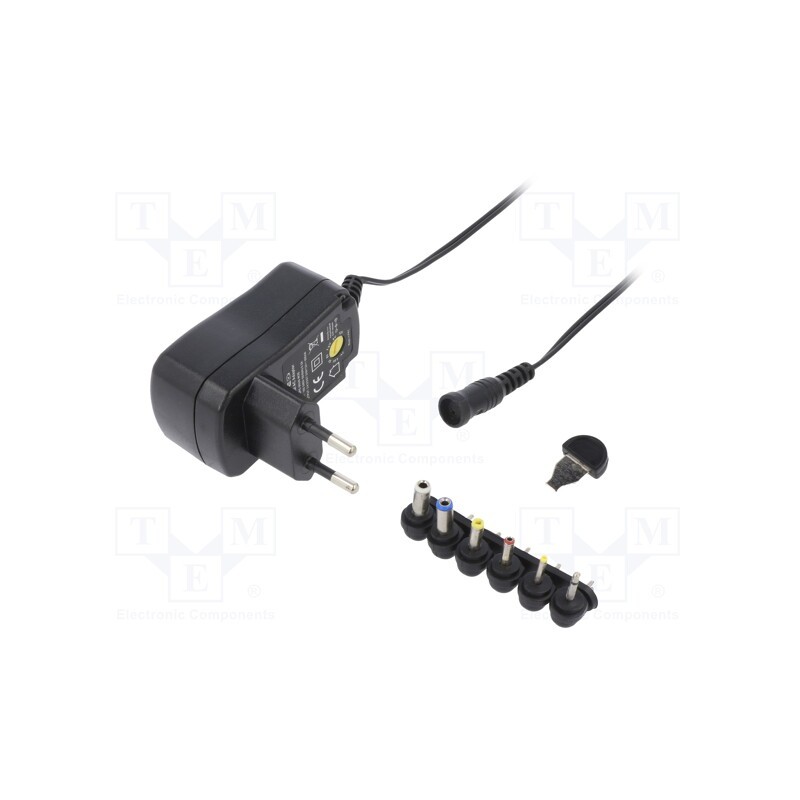 1 pcs x ESPE - ESPE-06UN-W2E - Power supply: switched-mode, universal,plug, 3VDC,, 0.6A, 7W