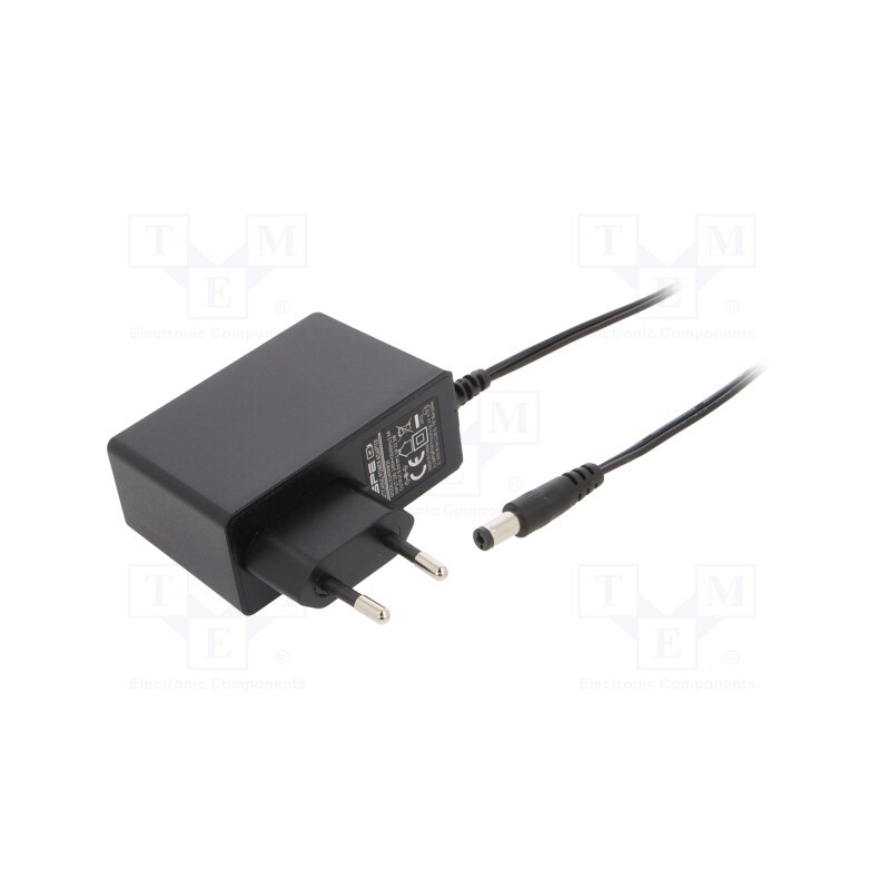 1 pcs x ESPE - E2409W2E - Power supply: switched-mode, plug, 9VDC, 2.5A, 22.5W, Plug: EU, 86%
