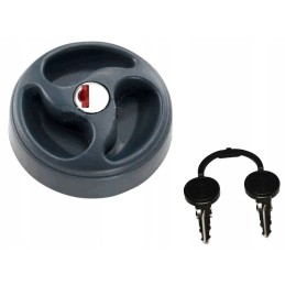 Water filler cap, HSC nut, camper trailer