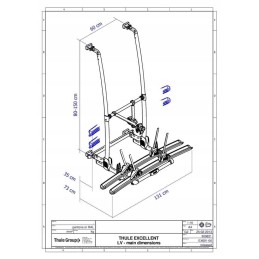 Excellent standard thule bike rack