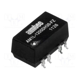 1 pcs x AIMTEC - AM1L-1205DH30-FZ - Converter: DC/DC, 1W, Uin: 10.8÷13.2V, Uout: 5VDC, Uout2: -5VDC, SMD