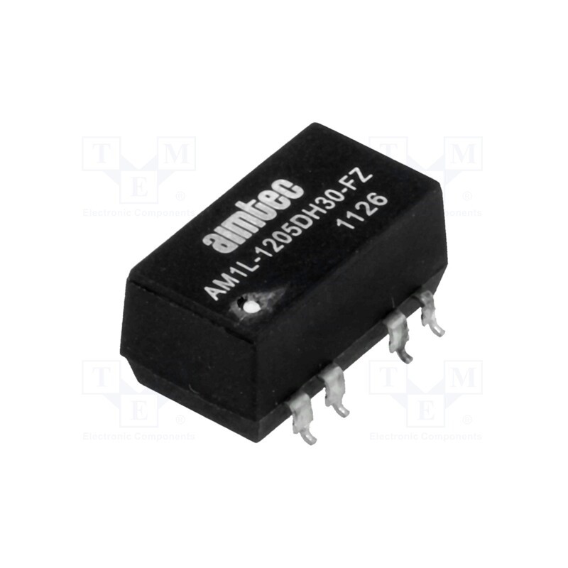 1 pcs x AIMTEC - AM1L-1205DH30-FZ - Converter: DC/DC, 1W, Uin: 10.8÷13.2V, Uout: 5VDC, Uout2: -5VDC, SMD