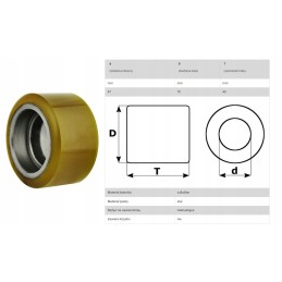 Set of wheels and rollers for the hangcha a15 cbd15 a2mc1 trolley