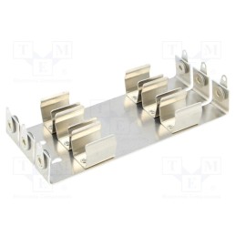 1 pcs x KEYSTONE - 193 -AS - Holder, AA,R6, Batt.no: 6, screw, aluminium