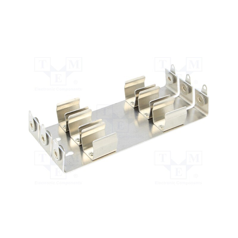 1 pcs x KEYSTONE - 193 -AS - Holder, AA,R6, Batt.no: 6, screw, aluminium