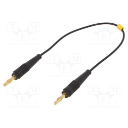 1 pcs x STu00c4UBLI - 64.1025-02521 - Test lead, 60VDC, 30VAC, 19A, banana plug 4mm,both sides, black