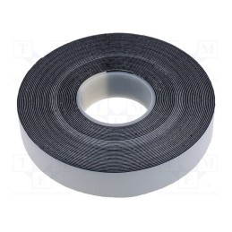 1 rol x SCAPA - SCAPA-2547-19X9.1 - Tape: self-amalgamating, black, 19mm, L: 9.1m, Thk: 0.75mm, 800%
