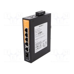 1 pcs x WEIDMu00dcLLER - IE-SW-BL05-4GT-1GS - Switch Ethernet, unmanaged, Number of ports: 5, Usup: 9.6÷60VDC
