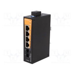 1 pcs x WEIDMu00dcLLER - IE-SW-BL05-4TX-1SC - Switch Ethernet, unmanaged, Number of ports: 5, 9.6÷60VDC, IP30