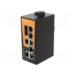 1 pcs x WEIDMu00dcLLER - IE-SW-BL08-7TX-1SC - Switch Ethernet, unmanaged, Number of ports: 8, 9.6÷60VDC, IP30