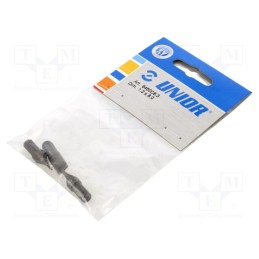 1 pcg x UNIOR - 602378 - Screwdriver bit, slot, 8,0x1,2mm, Overall len: 25mm, 3pcs.