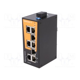 1 pcs x WEIDMu00dcLLER - IE-SW-BL08-8TX - Switch Ethernet, unmanaged, Number of ports: 8, 9.6÷60VDC, RJ45