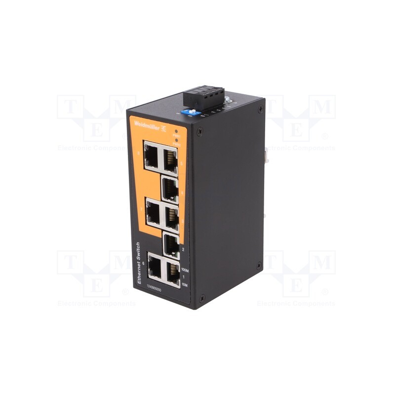 1 pcs x WEIDMu00dcLLER - IE-SW-BL08-8TX - Switch Ethernet, unmanaged, Number of ports: 8, 9.6÷60VDC, RJ45