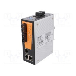 1 pcs x WEIDMu00dcLLER - IE-SW-VL05M-3TX-2SC - Switch Ethernet, managed, Number of ports: 5, Usup: 12÷45VDC, IP30