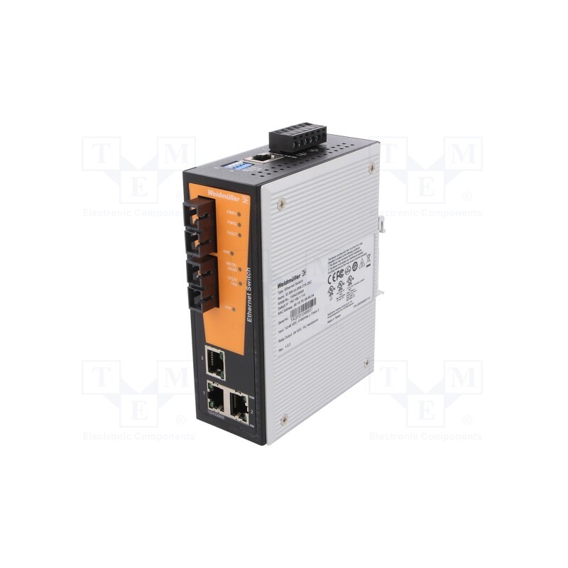 1 pcs x WEIDMu00dcLLER - IE-SW-VL05M-3TX-2SC - Switch Ethernet, managed, Number of ports: 5, Usup: 12÷45VDC, IP30