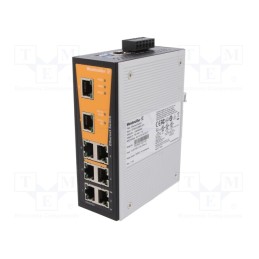 1 pcs x WEIDMu00dcLLER - IE-SW-VL08MT-8TX - Switch Ethernet, managed, Number of ports: 8, Usup: 12÷45VDC, IP30