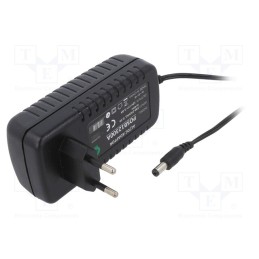 1 pcs x POS - POSB12300A - Power supply: switched-mode, plug, 12VDC, 3A, 36W, Plug: EU, 80.73%
