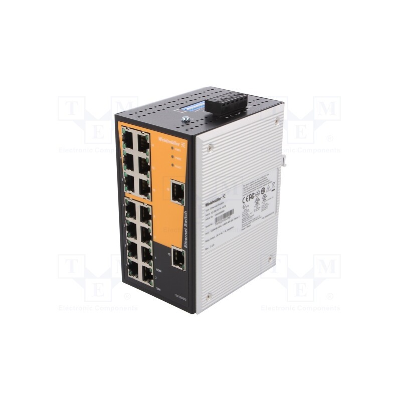 1 pcs x WEIDMu00dcLLER - IE-SW-VL16-16TX - Switch Ethernet, unmanaged, Number of ports: 16, Usup: 9.6÷60VDC