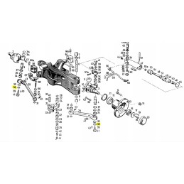 Linde steering knuckle washer 351 01 0009140936