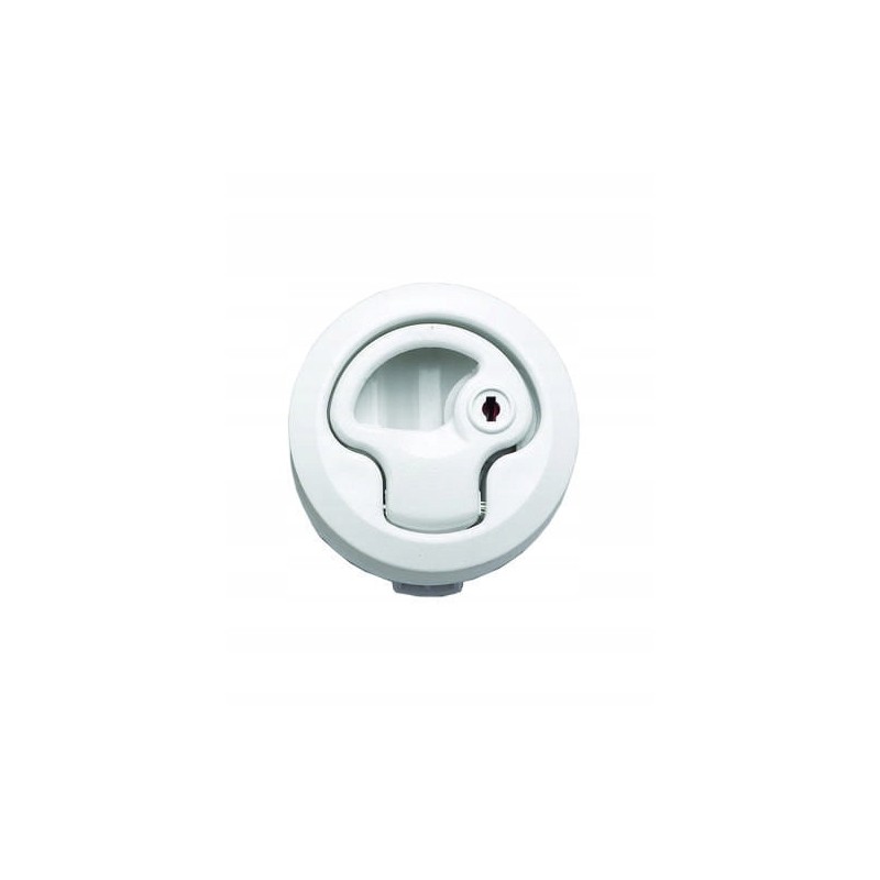 White PVC bottom lift with a lock