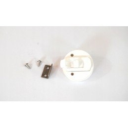 White PVC bottom lift with a lock