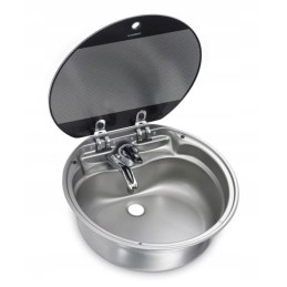 Dometic round caravan sink