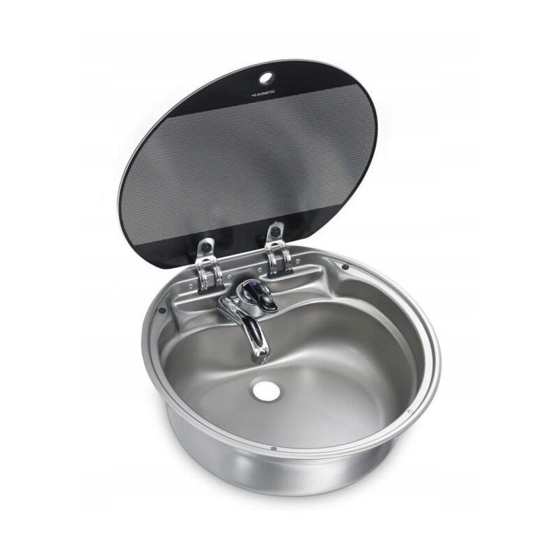 Dometic round caravan sink