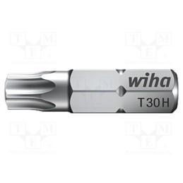 1 set x WIHA - 38653 - Screwdriver bit, Torx® with protection, T30H, Overall len: 25mm