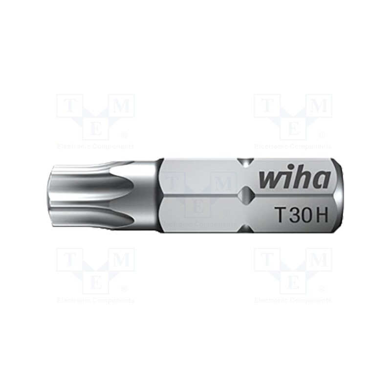1 set x WIHA - 38653 - Screwdriver bit, Torx® with protection, T30H, Overall len: 25mm