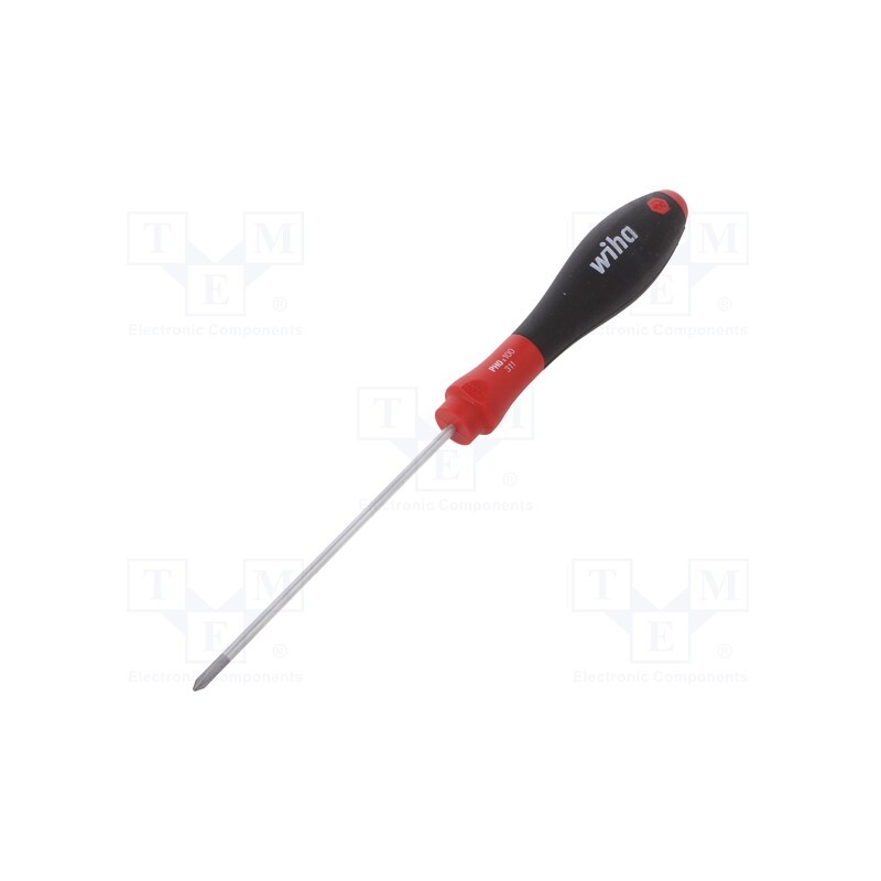 1 pcs x WIHA - 27756 - Screwdriver, Phillips, PH0, SoftFinish®, Blade length: 100mm