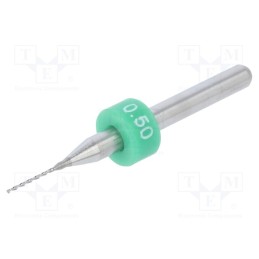 1 pcs x BUNGARD - 81005 - Drill bit, Ø: 0.5mm, carbon steel, PCB, 1/8' (3,175mm)