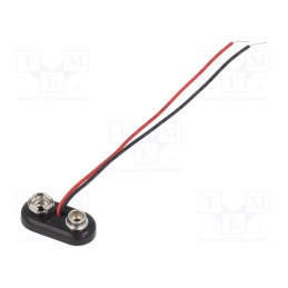 1 pcs x KEYSTONE - 2241 - 6F22 connector, 6F22,6LR61, Batt.no: 1, leads 100mm