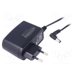 1 pcs x MOSO - MSA-C1200CS12.0-18F-DE-2155-LCN - Power supply: switched-mode, plug, 12VDC, 1.25A, 15W, Plug: EU