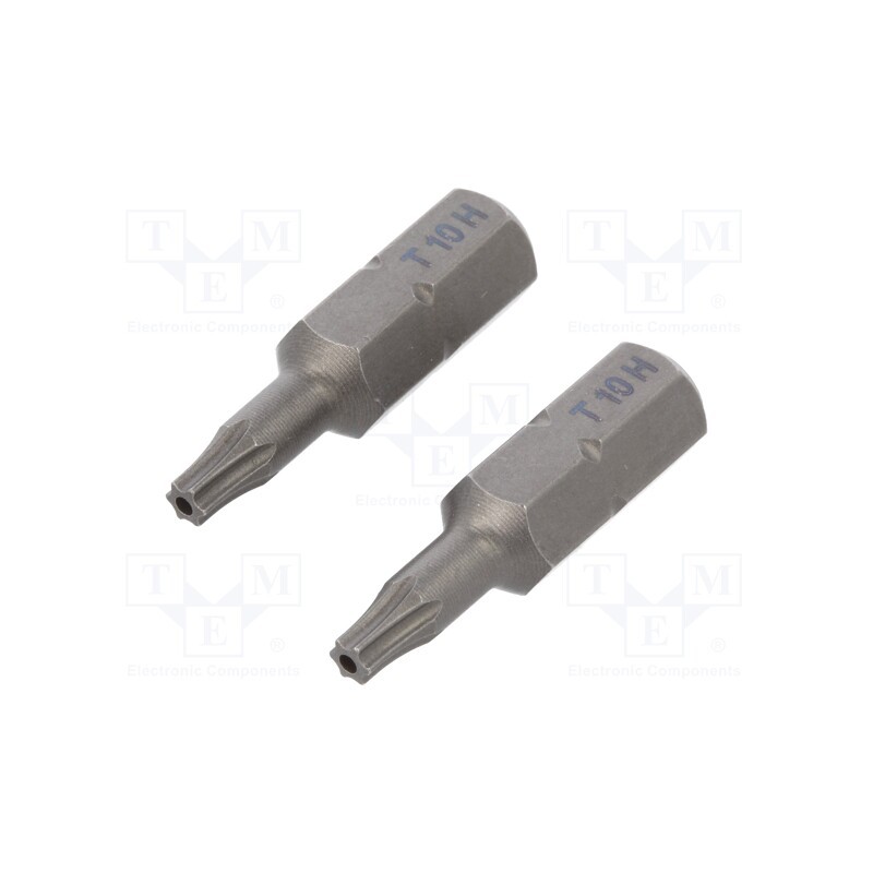 1 set x WIHA - 38649 - Screwdriver bit, Torx® with protection, T10H, Overall len: 25mm