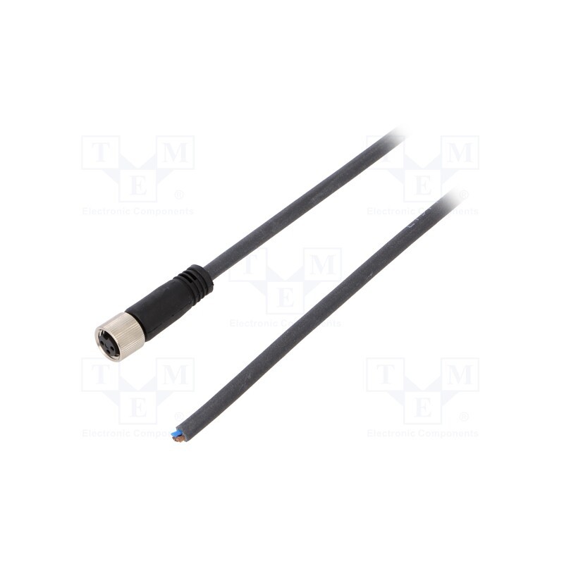 1 pcs x WEIDMu00dcLLER - SAIL-M8BG-3-3.0U - Connection lead, M8, PIN: 3, straight, 3m, plug, 60VAC, 4A, -25÷80°C