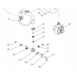 Support roller electric trolley cbd15 jc cbd20l3