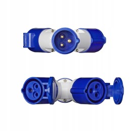 Cee 230v cable cable splitter