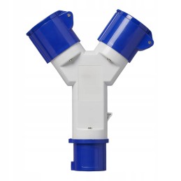 Cee 230v cable cable splitter