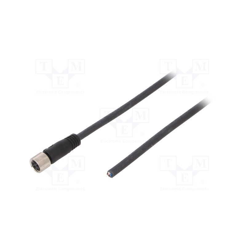 1 pcs x WEIDMu00dcLLER - SAIL-M8BG-4-10U - Connection lead, M8, PIN: 4, straight, 10m, plug, 30VAC, 4A, -25÷80°C