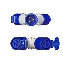 Cee 230v cable cable splitter