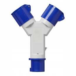 Cee 230v cable cable splitter